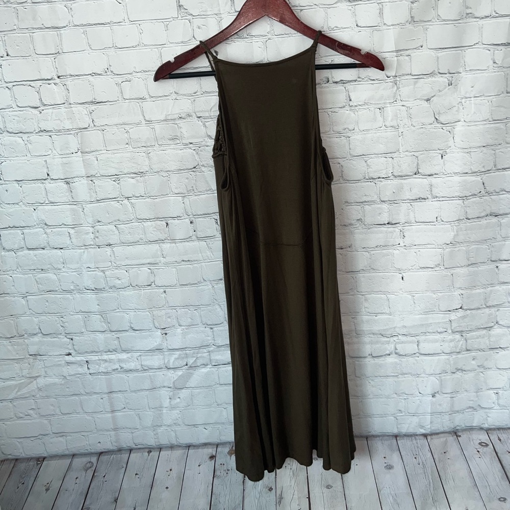 BRAND NWT Cato Long Dark Green Dress size M - Picture 10 of 12